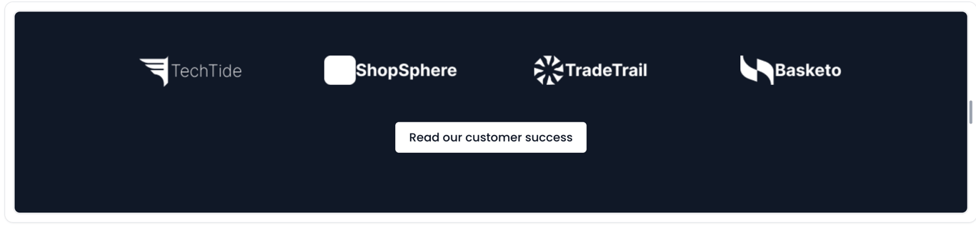 4. Simple with cta dark