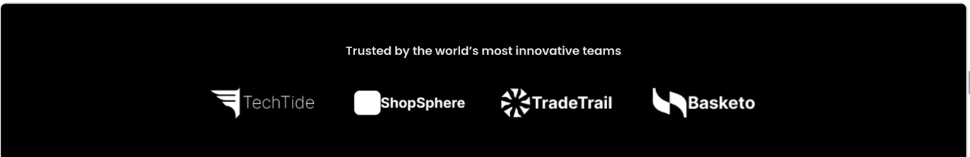 2. Simple with heading on dark