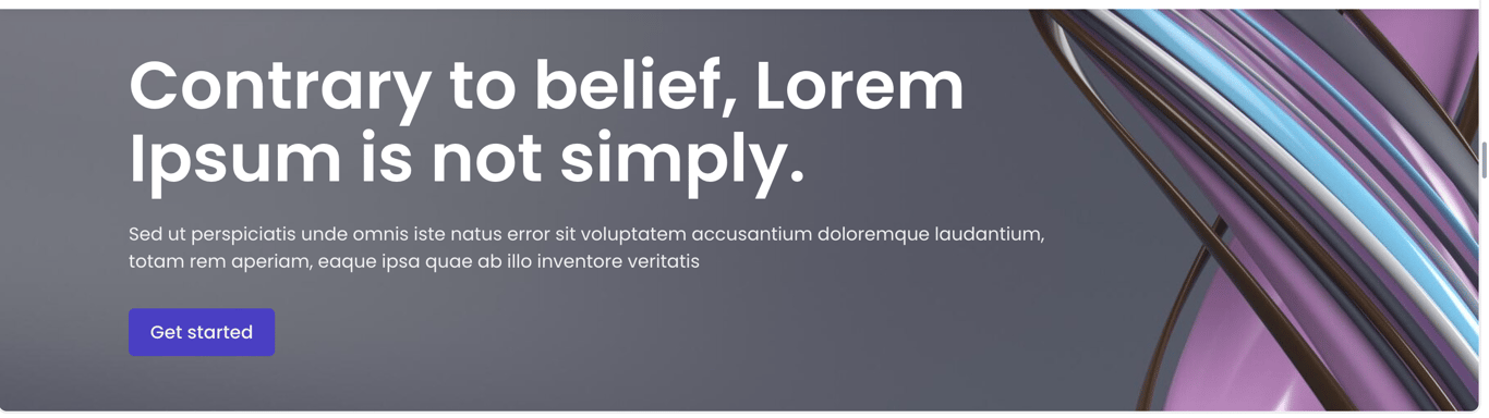  7. Left align bg image