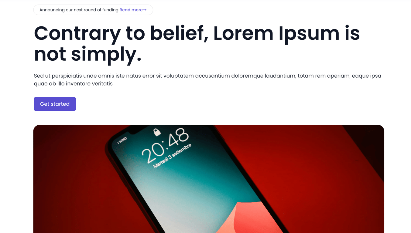 6. Simple left align