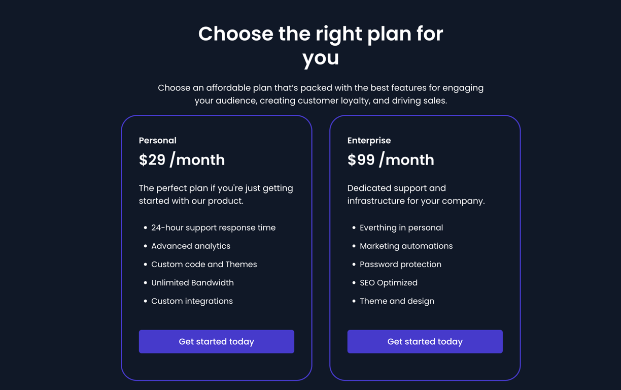 8. Two tiers with bg dark