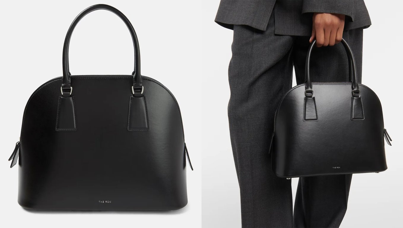 더로우 Nina 스몰 레더 토트 백