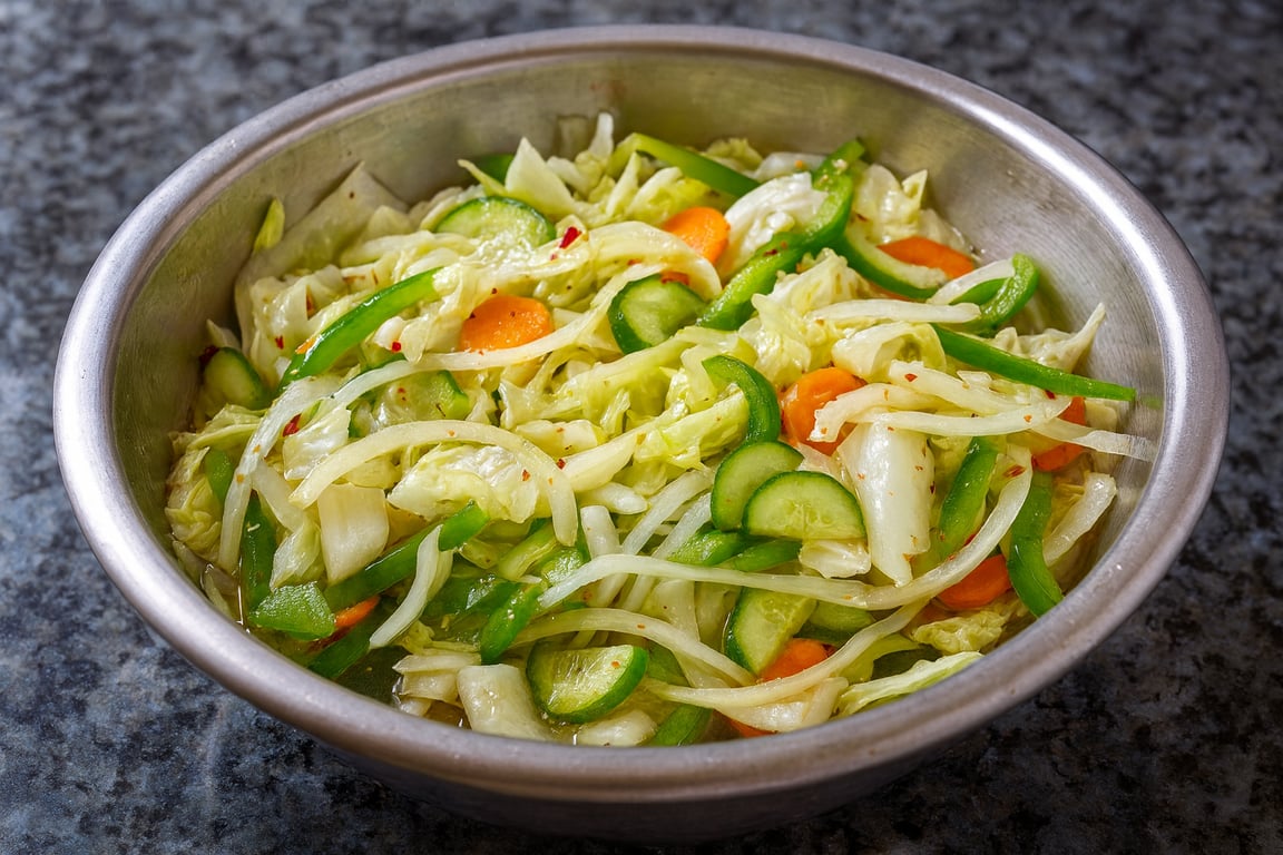 NJ Health Salad; Tangy Foil for Every Meal