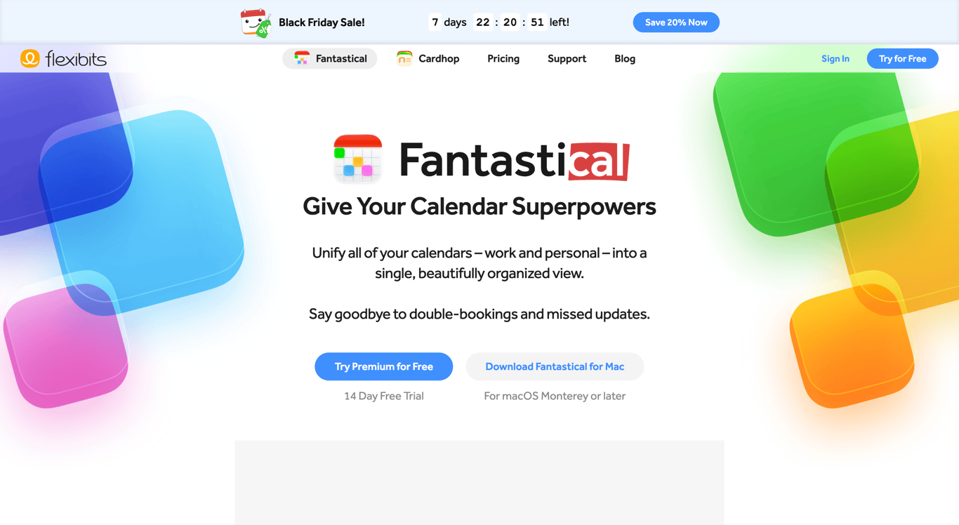Fantastical Home Page