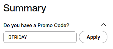 Nike Promotion Code 적용