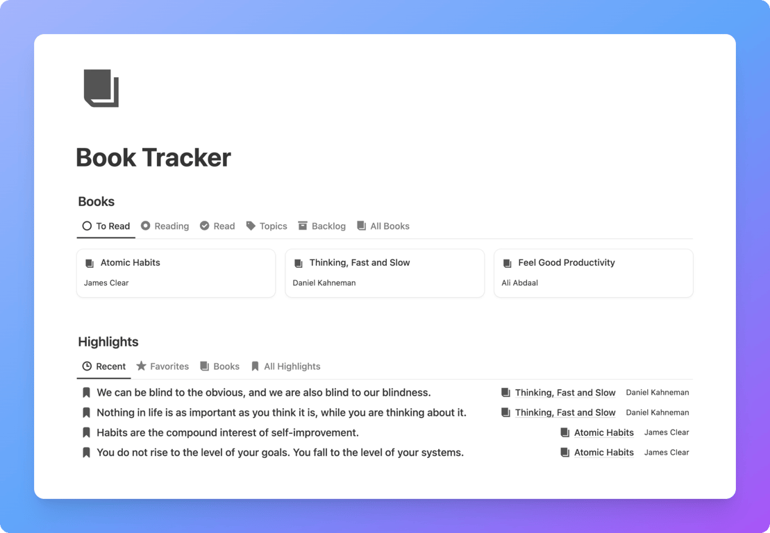 Easlo’s Book Tracker