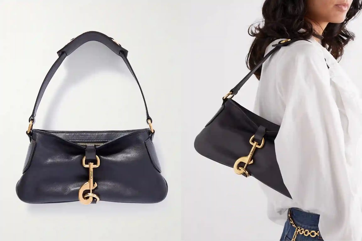 끌로에 케랄라 25 레더 숄더백