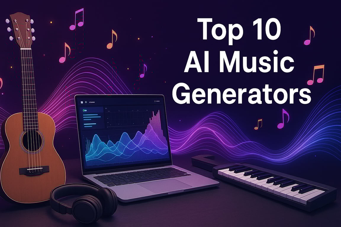 Top 10 AI Music Generators in 2025 (Ranked): MusicGPT vs Suno, Udio & More