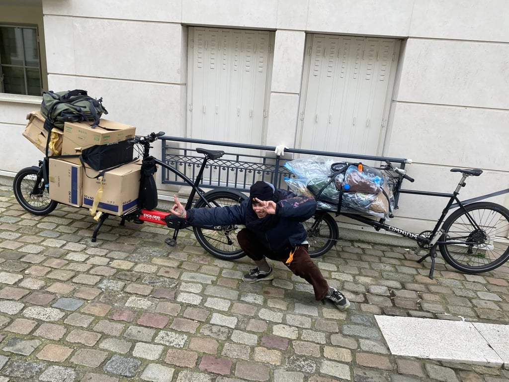 Un ami qui migrait dans le sud de Paris.
