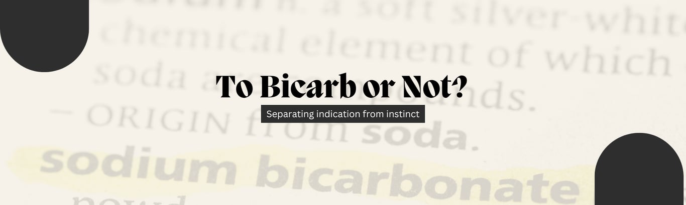 Should I give Bicarbonate?