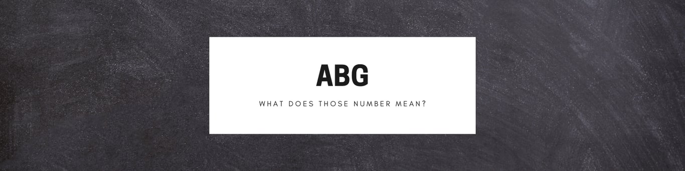 ABG - what does these numbers mean?