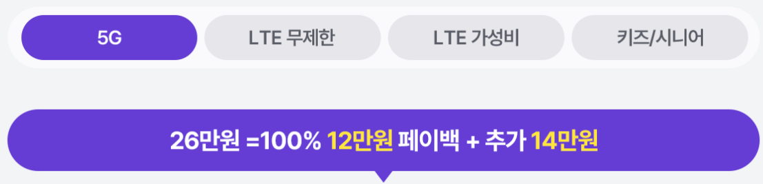 ktM모바일 5G요금제 친구초대 이벤트