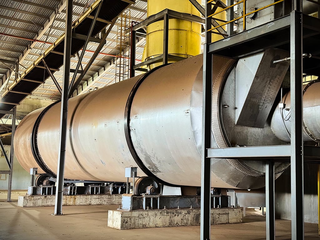 Dryers at Ayo Biomass M’Drắk facility
