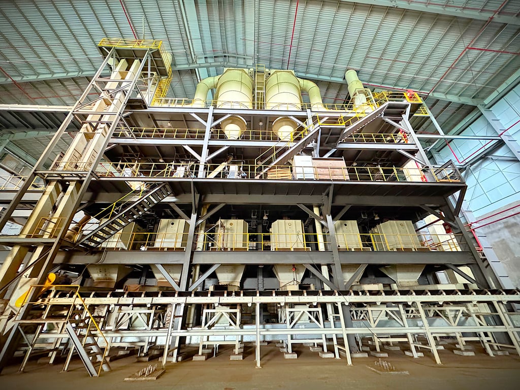 Pelletizing systems at Ayo Biomass M’Drắk facility