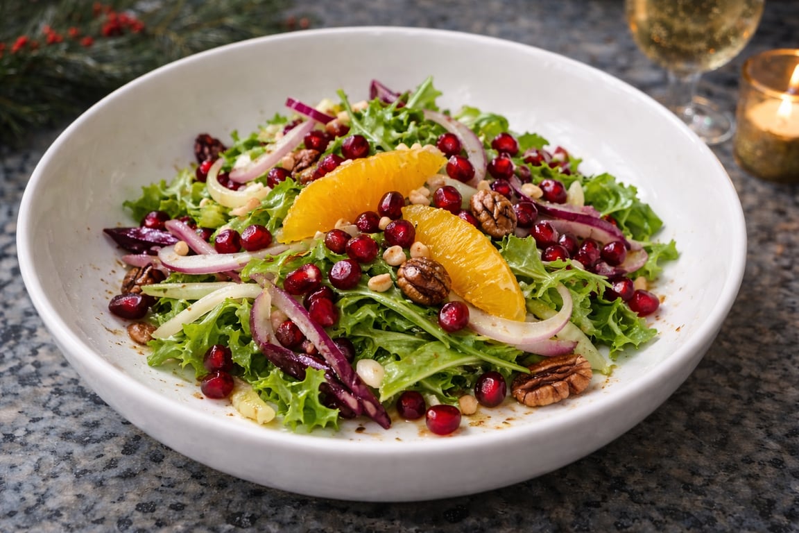 Holiday Citrus & Pomegranate Salad (A Bright Finish)