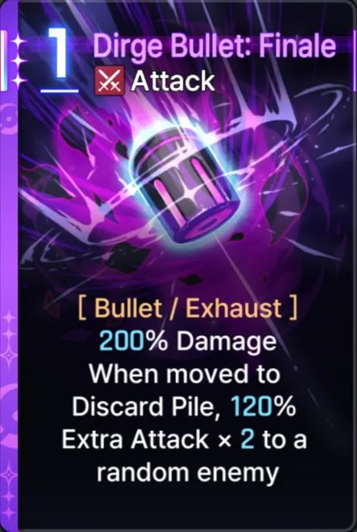Dirge Bullet: Finale — Renoa CZN | Tiertactix