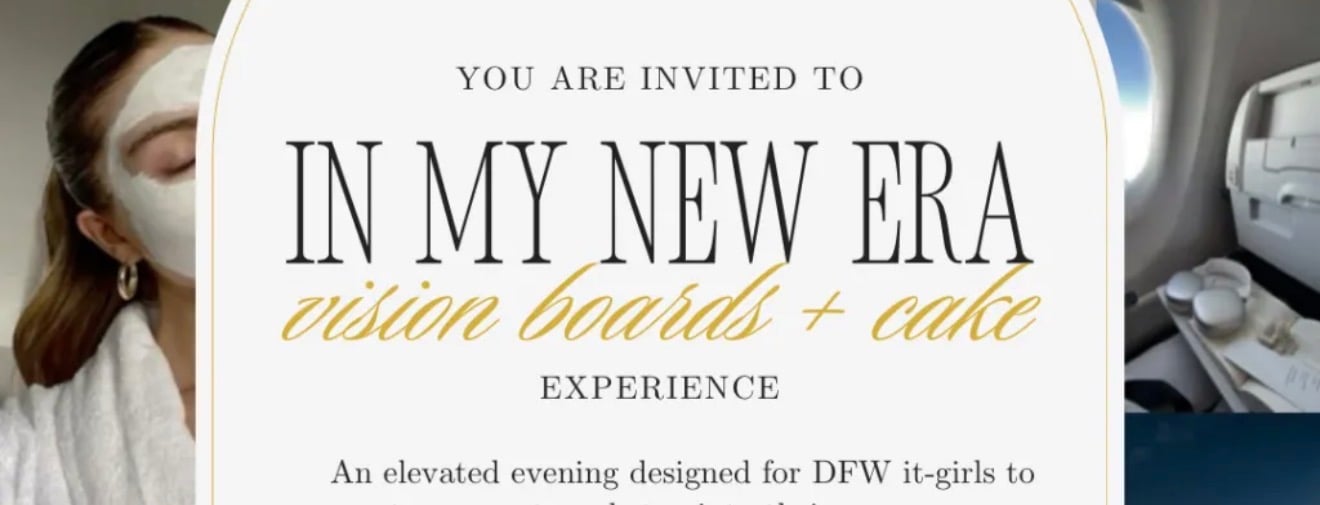 "In My New Era" Vision Boards & Cake Experience