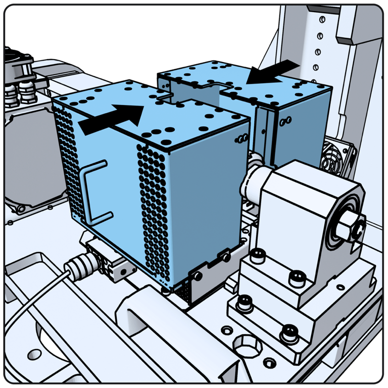 A close-up of a machine AI-generated content may be incorrect.