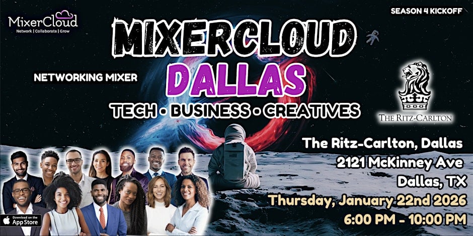 MixerCloud Dallas at The Ritz-Carlton: Tech, Business & Creatives Mixer