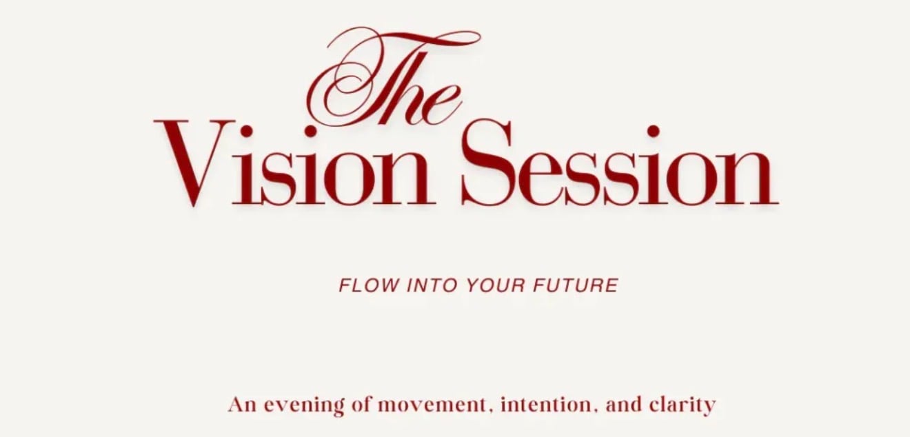 The Vision Session: Vision Boards, Pilates, & Intention