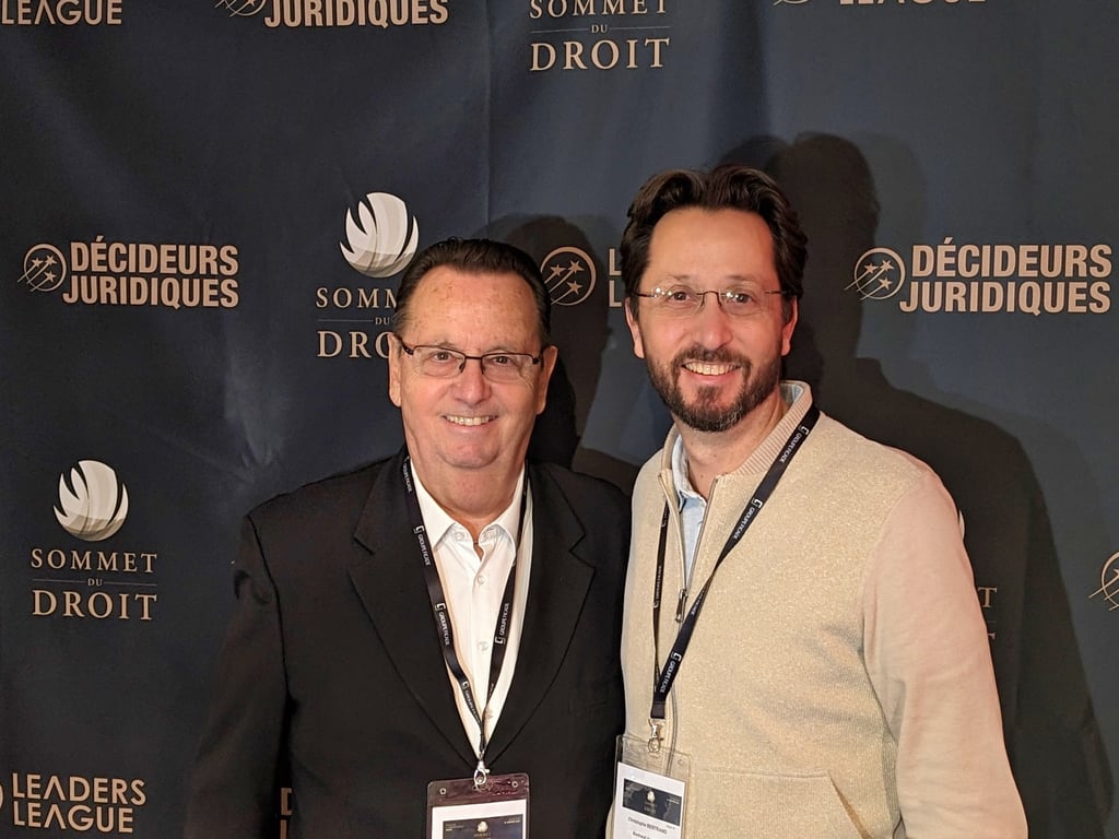 Maîtres Jean-Jacques et Christophe Bertrand, lauréats du Trophée d'Or du Sommet du Droit 2024 & 2025