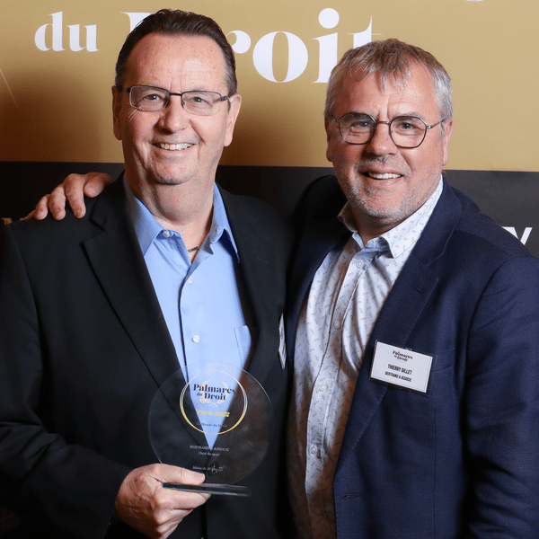 Thierry Gilet (Association des Jockeys de Galop), avec Maîtres Jean-Jacques et Christophe Bertrand au classement des meilleurs avocats en droit du sport en France