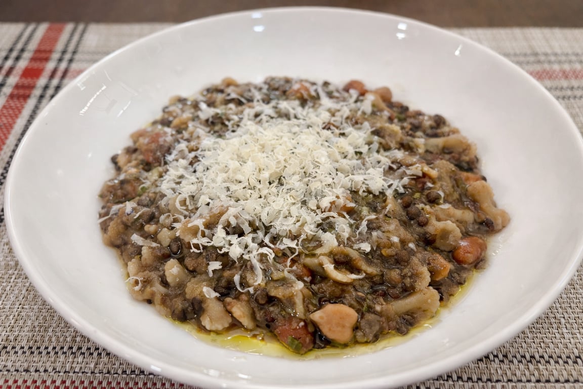 Penne ai Legumi (Italian Bean Pantry Pasta Inspired by Fagioli)