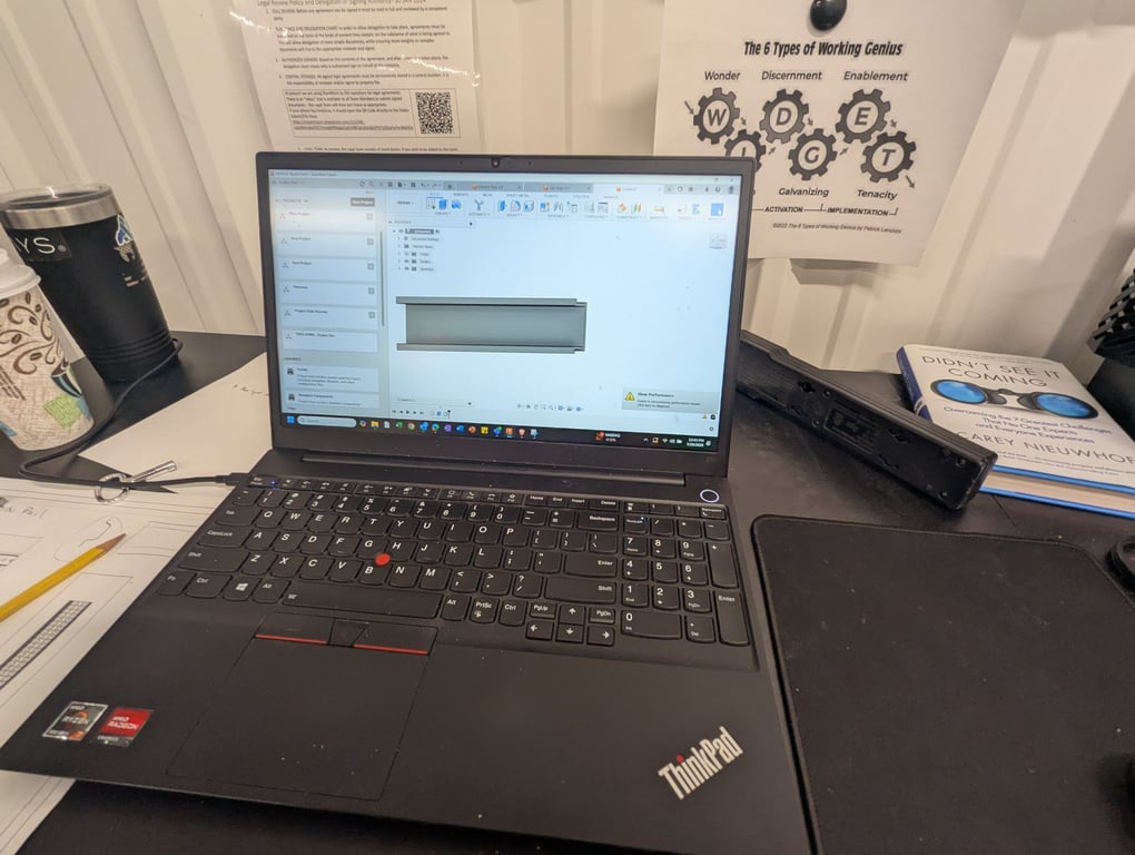 Modeling a Din Rail in Fusion 360.