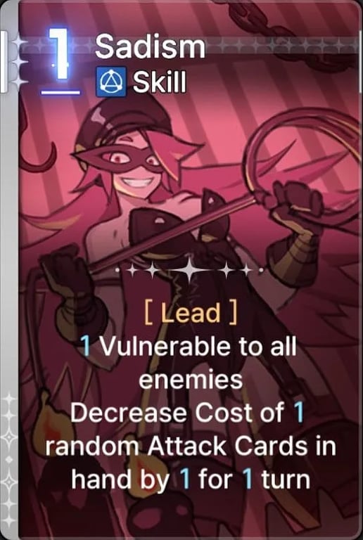 Sadism — Season 0 CZN | Tiertactix