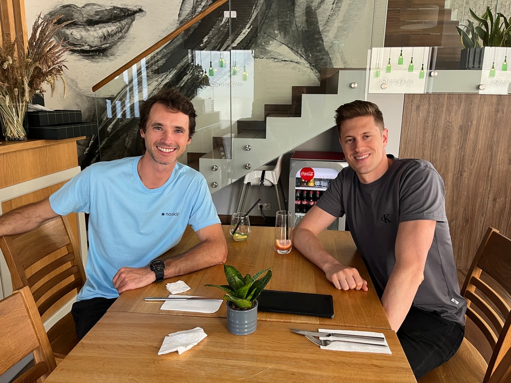 Maciek y Dawid Lesniakiewicz (cofundador de Coding GIants)