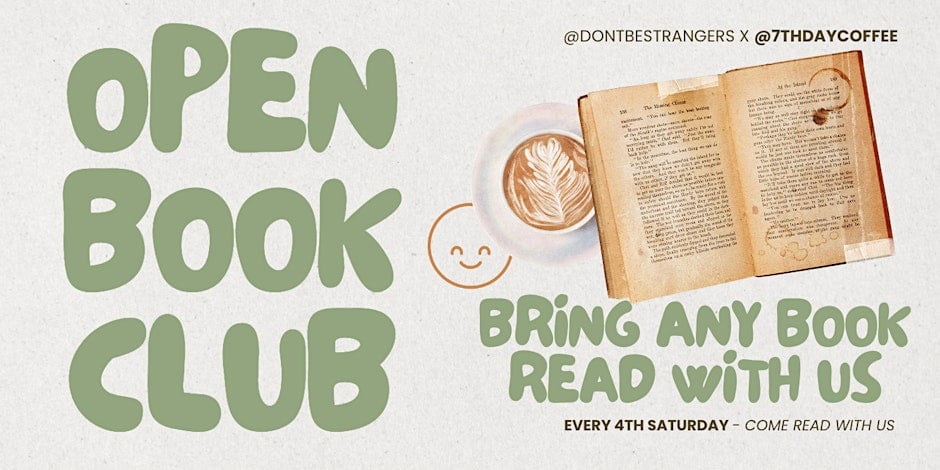 Open Book Club: Bring Any Book, Read With Us!