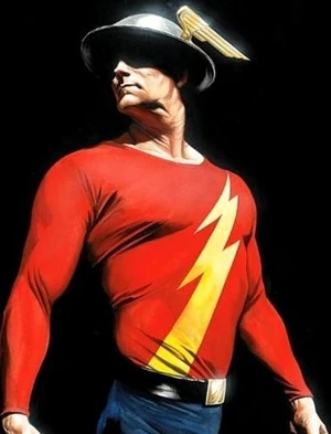 A conexão de Jay Garrick com a Speed Force retardou seu envelhecimento, permitindo-lhe atuar como super-herói desde 1960.