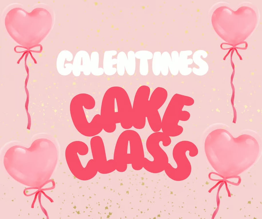 Galentine’s Cake Class