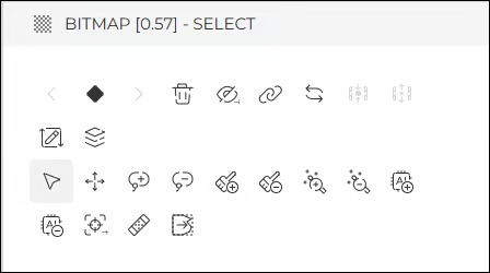 Attribute windows of Bitmap object classes