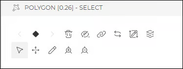 Attribute window of Polygon object class