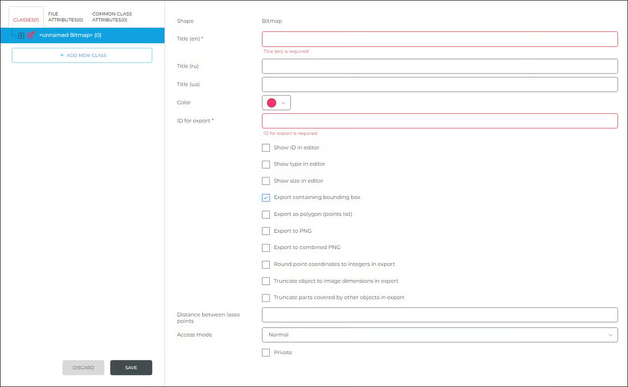 Bitmap setting window