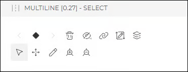 Attribute window of Multiline object class