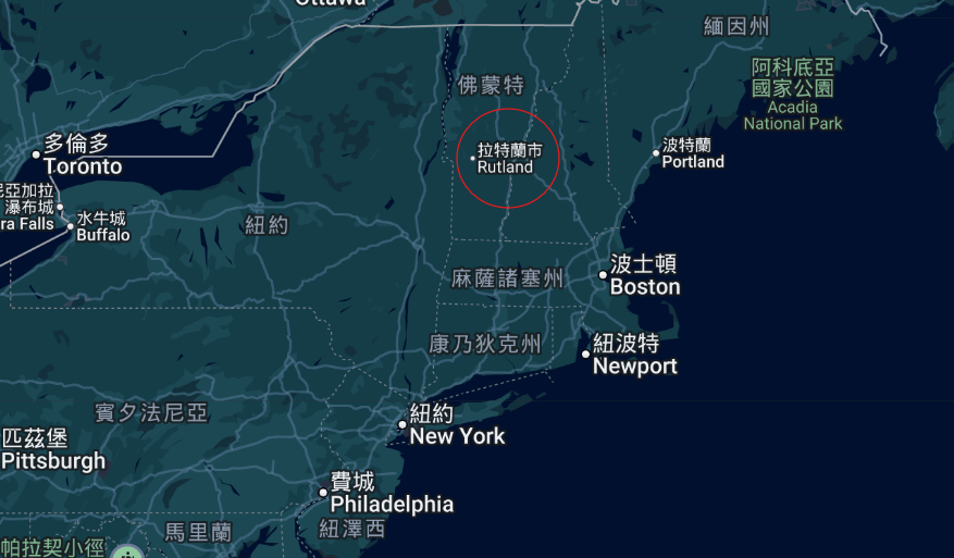 拉特蘭市  GOOGLE 地圖