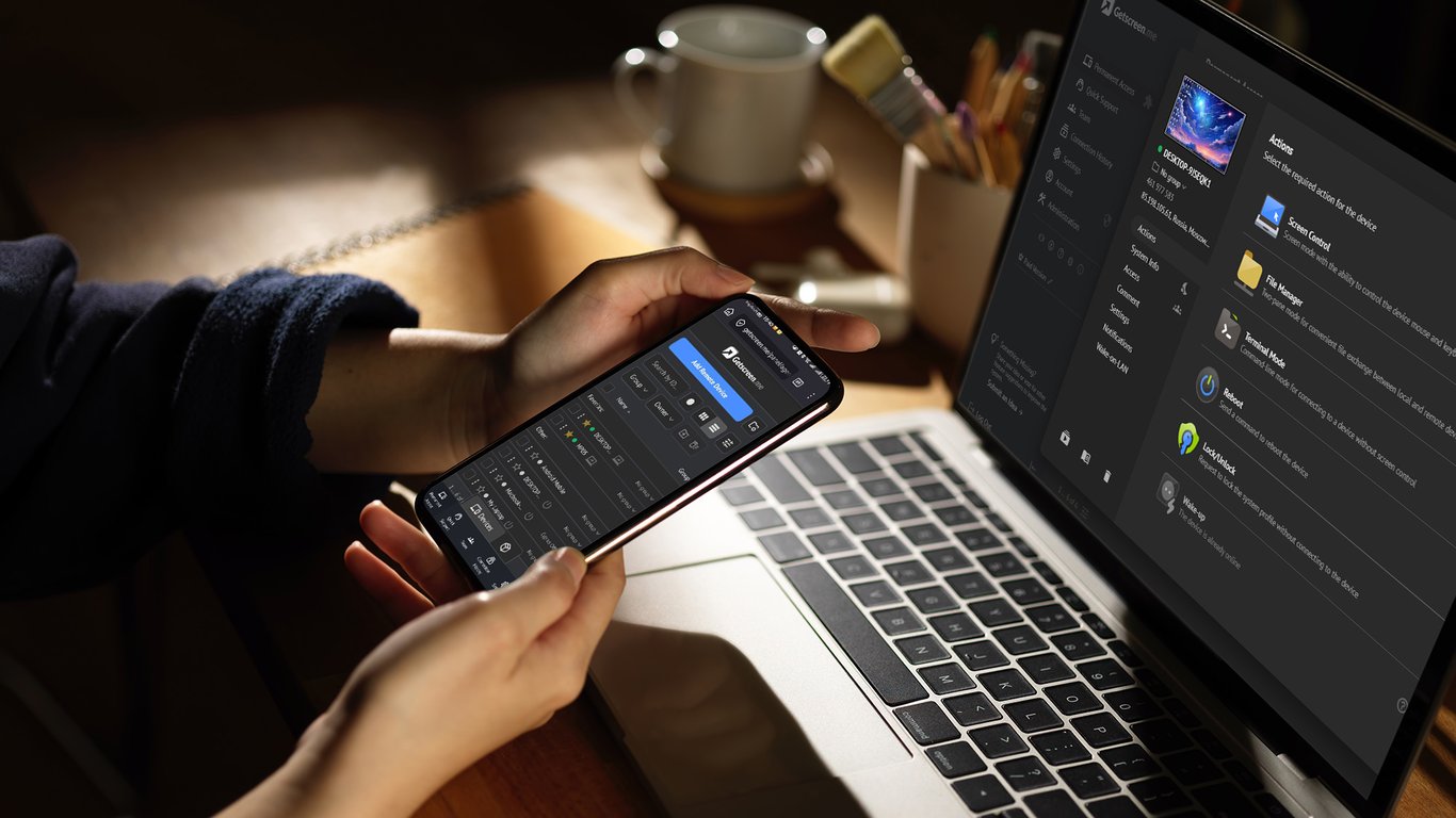 Introducing Dark Mode in Getscreen.me: Work Smarter, Not Harder