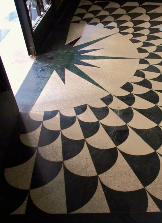 Art Deco floor tiles