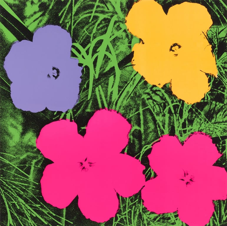 Untitled from Flowers by Andy Warhol, 1970 (in MoMA)