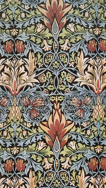 William Morris's Snakeshead Printed (1876)