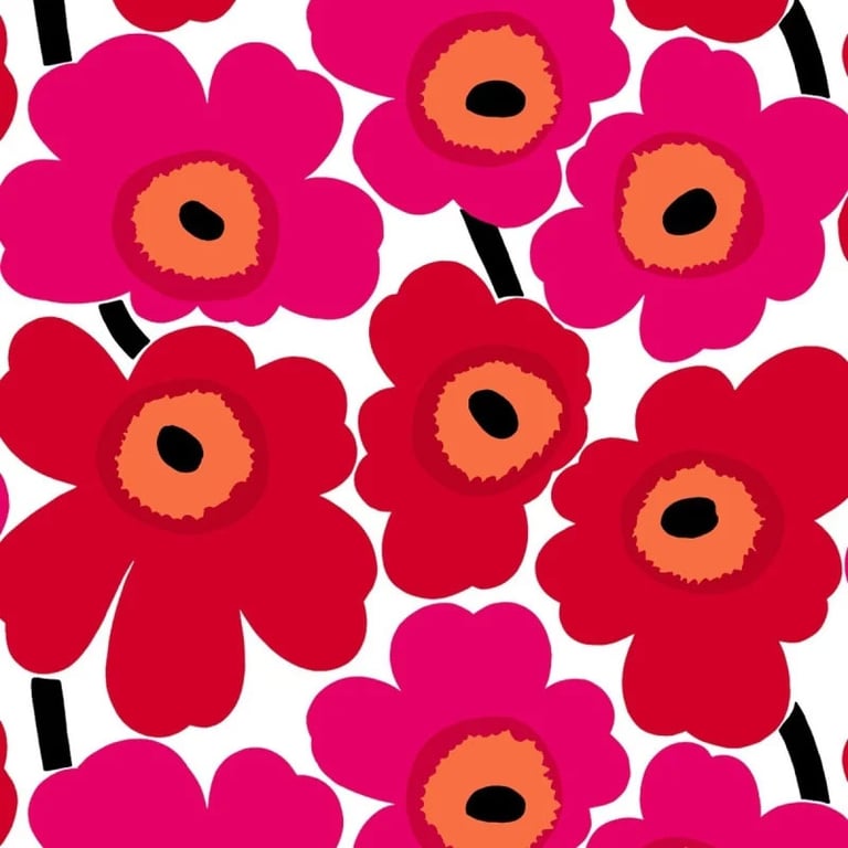 Unikko design by Maija Isola (Marimekko)