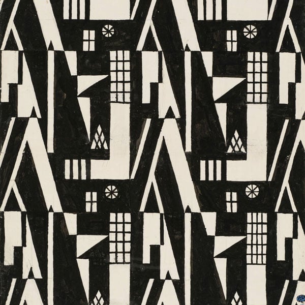 Wallpaper design by Josef Hoffmann (undated)
