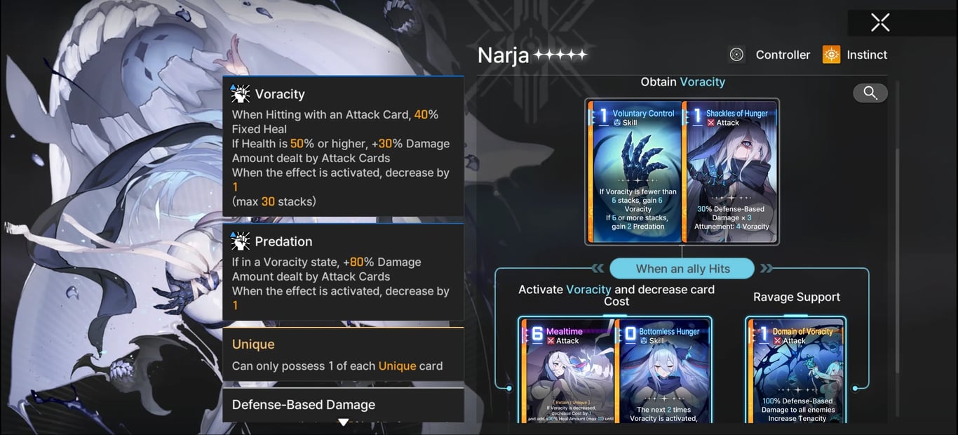 Voracity & Predation, Pull Opinions: Narja — CZN | Tiertactix