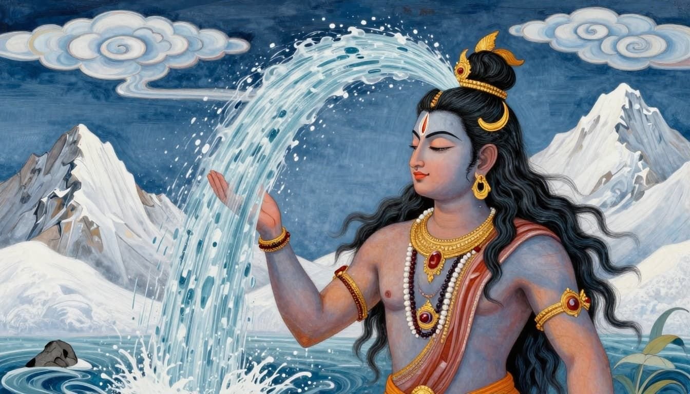 Ganga in Shiva’s Hair: Story of a River Flowing from Shiva