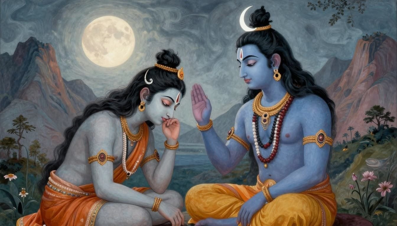 Crescent Moon on Shiva: Story and Symbolic Significance