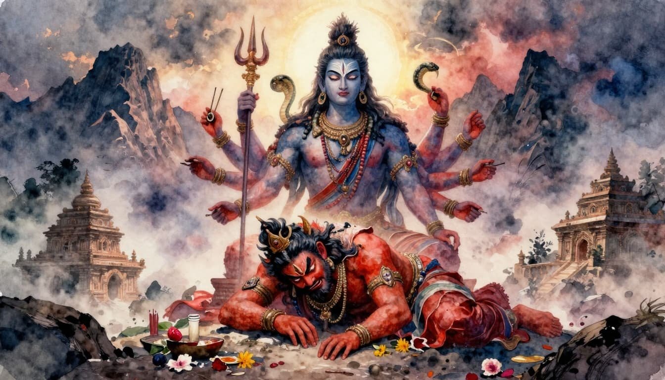 Ravana Devotion to Shiva: Stories of Faith, Power, and Lessons