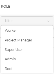 Roles in the "Users" window - Annotator, Verifier