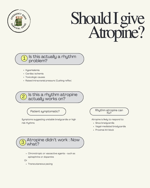 Decision Checklist for Bradycardias